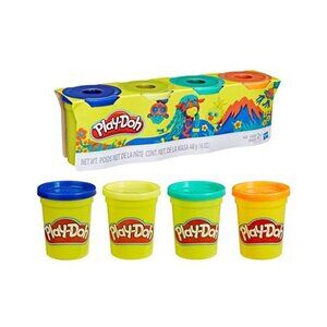 Play-Doh Wild Colors 4-Pack Assortment - NEW SEALED